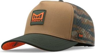 Melin Hydro Odysea Stacked Camo Performance Ball Cap in Everglade Camo at Nordstrom, Size Medium