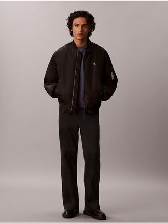 Calvin Klein Jeans Calvin Klein Mens Baggy Cotton Twill Pants - Black - 30