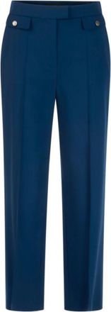Marc Cain Marlenehose F&Eacute;S - Dames - Broeken - Blauw - Maat: S Wol