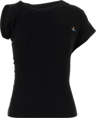 Vivienne Westwood Hebo Ribbed Short-Sleeve Top