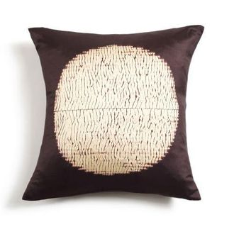 Studio Variously Shunya Black Handcrafted Shibori Print Mulberry Silk Pillow - Cover + Insert at Nordstrom