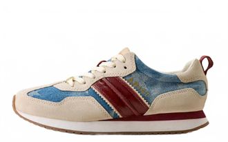 Ariat Womens Ranch Runner Athletic Shoes In Tan/denim