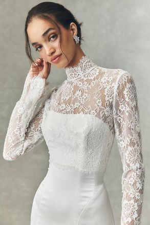 Watters Angelique Lace Topper