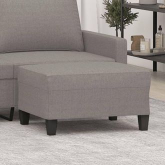 vidaXL Poggiapiedi Tortora 70x55x41 cm in Tessuto - Vidaxl