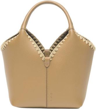 Oryany Vanessa Leather Satchel in Brown Sugar at Nordstrom