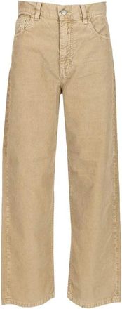 Carhartt Work in Progress Brandon Pant - Dames - Straight fit broeken - Beige - XS - Broeken