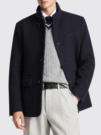 Fay Coat Men color Navy