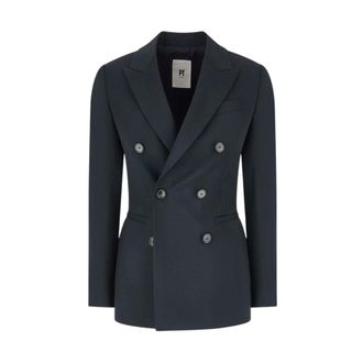 Pantaloni Torino Romy Blazer - Dames - Jassen - Blauw - Maat: S Zijde
