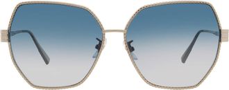 Chopard Blue Gradient Butterfly Ladies Sunglasses SCHL28M 08FE 59