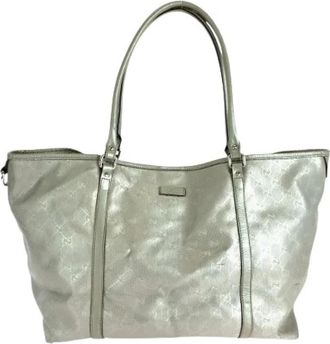 Gucci Pre-owned Tote Bags, female, Gray, Size: ONE SIZE Pre-owned Vintage Tote Bag
