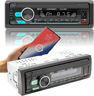 OEM Receptor Est&eacute;reo Para Coche, Doble Usb De 12 V, Receptor Multimedia Para Coche Con Efectos De Iluminaci&oacute;n Led Que Cambian De Color