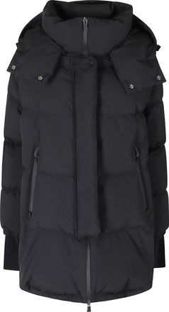 Herno Black Padded Polyester Hooded Jacket