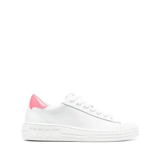 Msgm Msgm, Schoenen, Dames, Wit, 36 EU, Leer, Scarpa B.ca Retro
