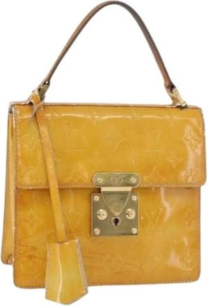 Louis Vuitton Pre-owned Handbags, female, Yellow, Size: ONE SIZE Pre-owned Hand Bag