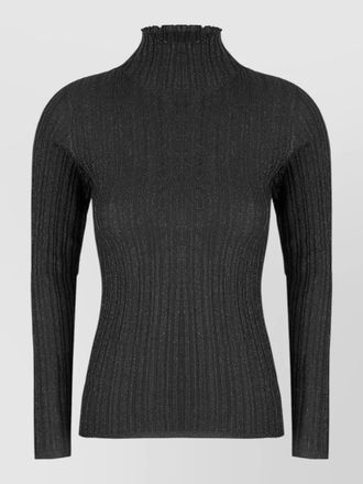 Fabiana Filippi viscose blend sweater long sleeves mock neck