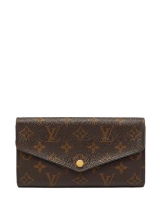 Louis Vuitton 2015 Sarah Monogram envelope wallet - Brown