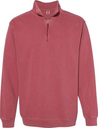 Comfort Colors Garment-Dyed Quarter Zip Sweatshirt