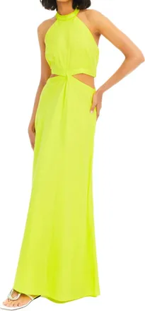 Allison New York Finn Maxi Dress In Lime