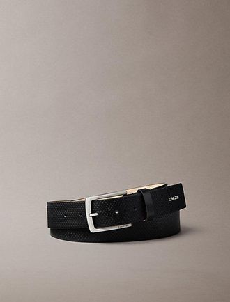 Calvin Klein Riem van geperforeerd volnerf leer