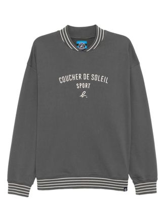 Sport b. slogan-embroidered sweatshirt - men - Cotton - 3 - Grey