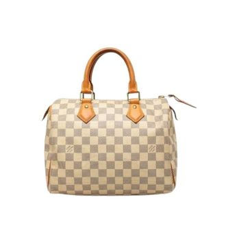 Louis Vuitton Pre-owned Speedy 25 - Dames - Pre-owned - Beige - Maat: ONE Size Leer
