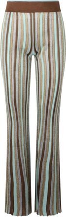 Circus Hotel Gestreepte broek - Beige