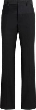Roberto Cavalli Slim- Fit Tailored Wool Trousers, Brand Size 48 (Waist Size 32)