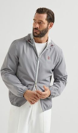 Brunello Cucinelli Nylon jacket in Grey at Nordstrom, Size Xx-Large Eu