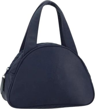 Saint Laurent Pre-owned Mini Bag - Dames - Vintage Mini Tas - Blauw - ONE Size - Nylon - Vintage
