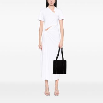 Saint Laurent Tweedehands Su&egrave;de Stitch Tote