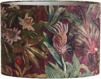 Light & Living Pantalla de l&aacute;mpara - Passion - violeta - textil - Light&living