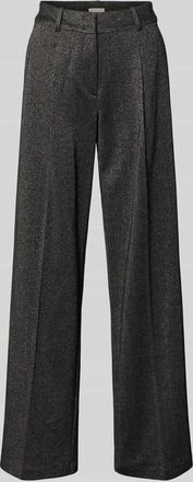 Tom Tailor Regular Fit Weite Hose mit Baumwoll-Anteil in Anthrazit, Größe 34/32