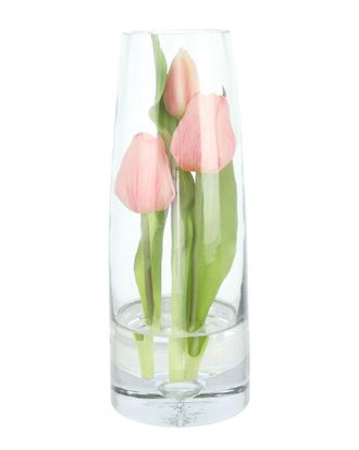 Creative Displays Inc. Tulips Arranged In Glass Vase
