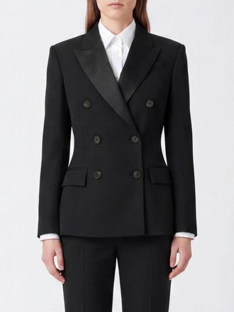 Brunello Cucinelli Double-Breasted Virgin Wool Blazer with Peaked Lapels