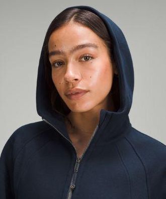 Sweat à Capuche Zippé KARL LAGERFELD JEANS – Logo Box, Coupe Classique Prune Pour Femme
