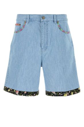 Valentino Garavani Denim Bermuda Shorts