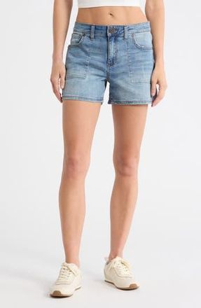 Kut from the Kloth Kity Denim Boyfriend Shorts in Moonflower at Nordstrom Rack, Size 12