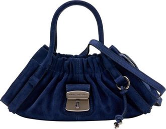 Marc Jacobs Handbags, female, Blue, Size: ONE SIZE The Small Satchel