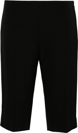The Row Juna shorts - women - Virgin Wool/Silk - 8 - Black