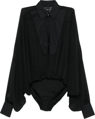 Pinko Button-down Long-sleeve Bodysuit