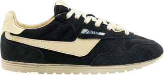 Autry Black Color-Block Medalist Sneakers
