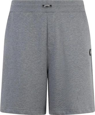 Philipp Plein Fleece Shorts Basic - Heren - Korte Broeken - Grijs - XL - Katoen - Korte Broeken