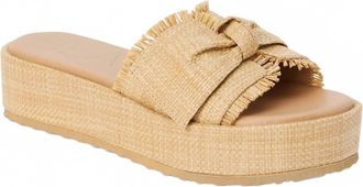 Matisse Footwear Womens Sunda Platform Slide Sandal In Beige