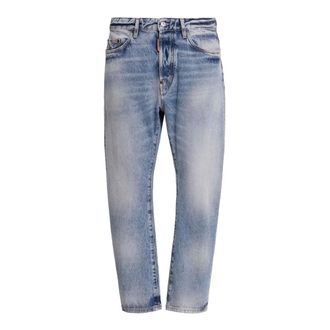 Dsquared2 Bro Straight Jeans - male - Dsquared2 - Straight Fit Jeans - Blue - M - Jeans