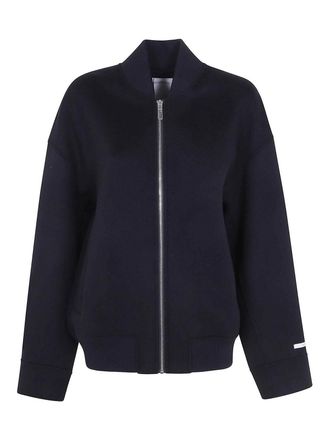 Sportmax Spx Ondata Double Wool Bomber Jacket