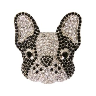 Max Mara Perle Broche - Dames - Accessoires - Zwart - Maat: ONE Size Leer