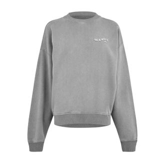 Jack Wills Dames/Dames Sweatshirt met gewassen ronde hals (Gewassen grijs)