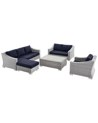 ModWay Conway 5-Piece Outdoor Patio Rattan Furniture Set