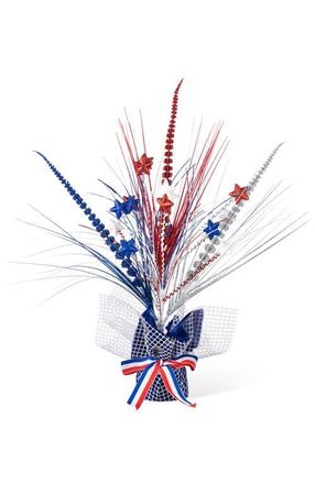 Glitzhome 21H Patriotic Americana Stars and Heather Table Tree in Blue at Nordstrom, Size Medium