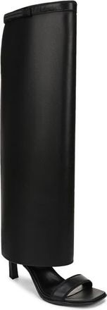 Naturalizer x June Ambrose Nova Shaft Sandal in Black at Nordstrom, Size 5.5